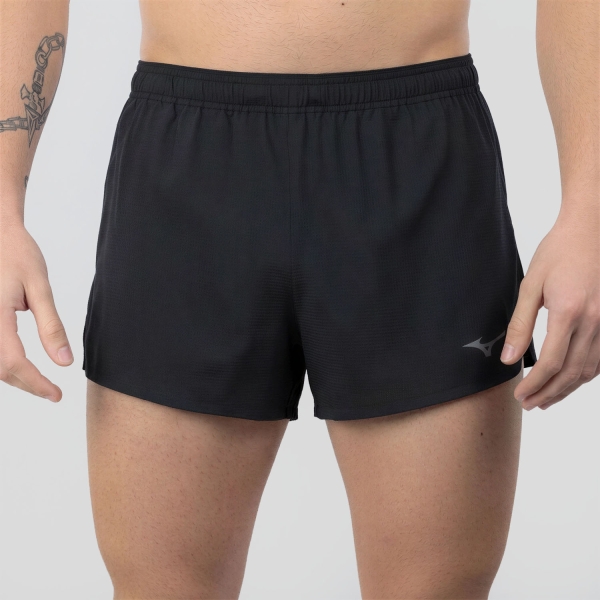 Pantaloncino Running Uomo Mizuno Tech Light 1.5in Pantaloncini  Black J2GBD00109
