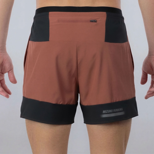 Mizuno Active Alpha 5.5in Pantaloncini - Copper Brown