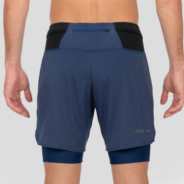 Mizuno Multipocket 2 in 1 8in Shorts - Estate Blue