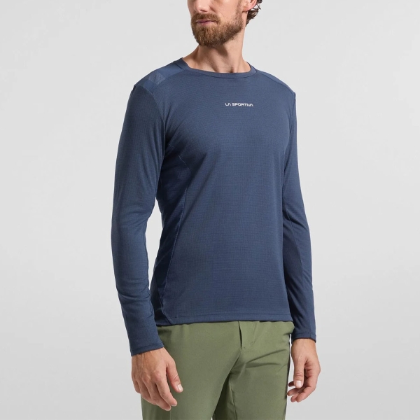 Chaquetas y Suéteres Outdoor Hombre La Sportiva Beyond Camisa  Night Sky/Chalk ZAHL005B46W04