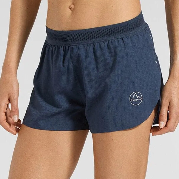 Pantalones Cortos Trail Running Mujer La Sportiva Pure 3in Shorts  Night Sky/Chalk ZARS035B46W04
