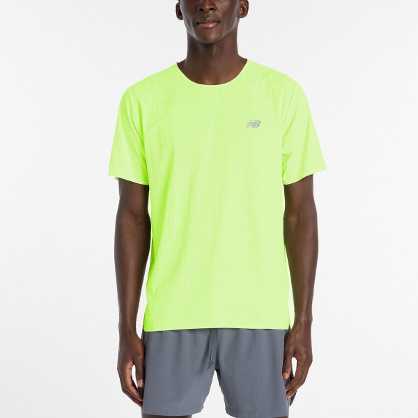 Men's Running T-Shirt New Balance Race Day TShirt  Afterglow MT51208AFG