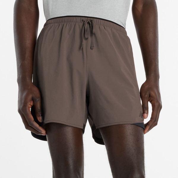 Pantaloncino Running Uomo New Balance RC Essential 5in Pantaloncini  Cortado/Slate Grey MB6180TAABP