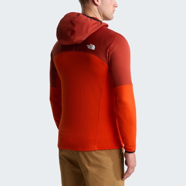 The North Face Polartec Stormgap Giacca - Lava Red/Iron Clay