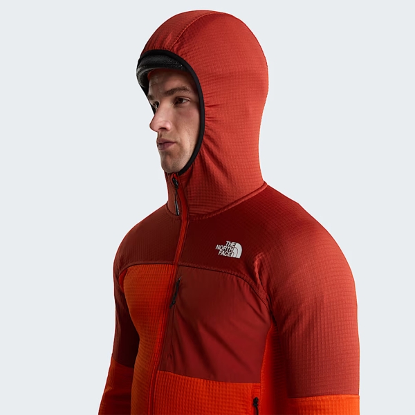The North Face Polartec Stormgap Giacca - Lava Red/Iron Clay