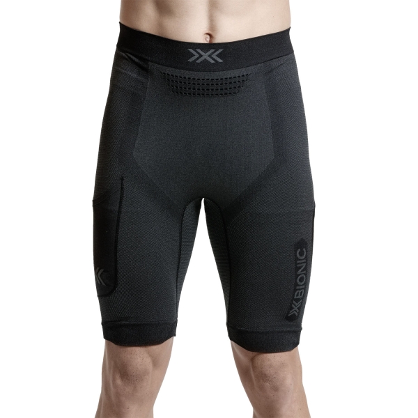 Men's Running Shorts XBionic Xceed Run 7in Shorts  X Black/Rhino Grey R5STS25MB130