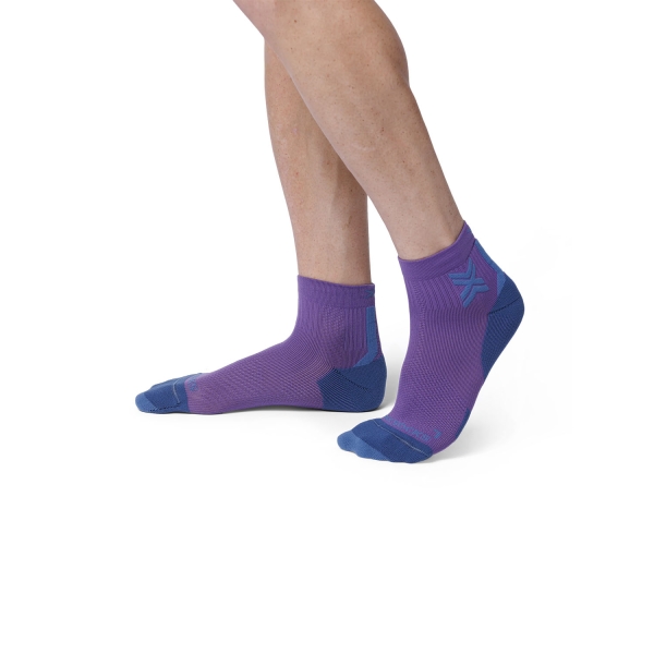 X-Bionic Run Discover Ankle Socks - Neobergine/X Black