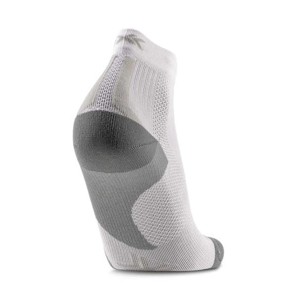 X-Bionic Run Discover Ankle Socks - Arctic White/Pearl Grey