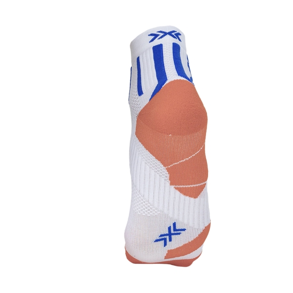 X-Bionic Run Expert Calze - White/Orange/Twyce Blue