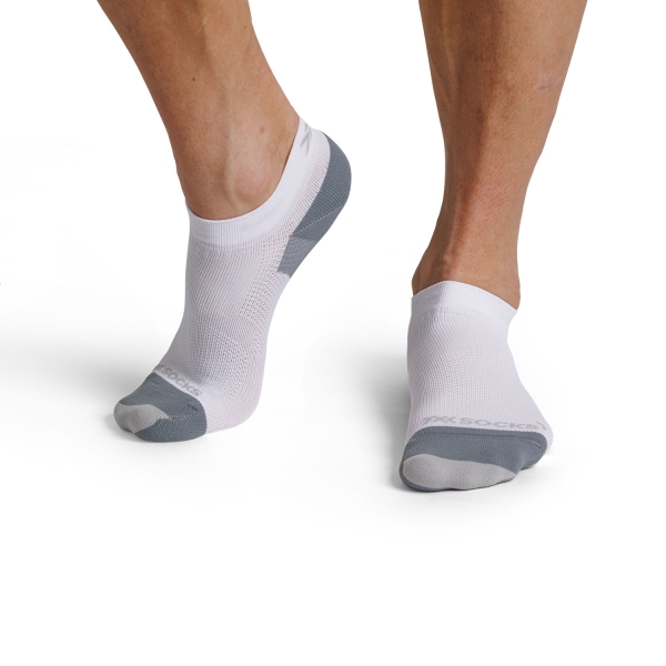 X-Bionic Run Discover Low Socks - Arctic White/Pearl Grey