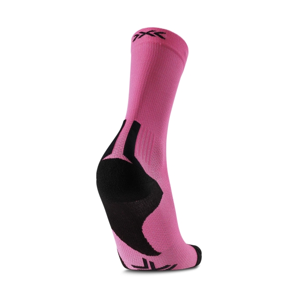 X-Bionic Run Discover Crew Calze - Fluo Pink/X Black