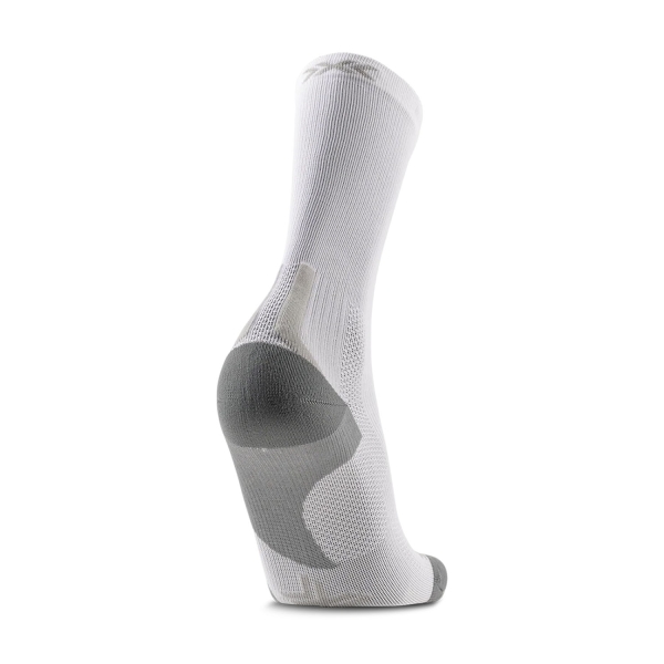 X-Bionic Run Discover Crew Calze - Arctic White/Pearl Grey