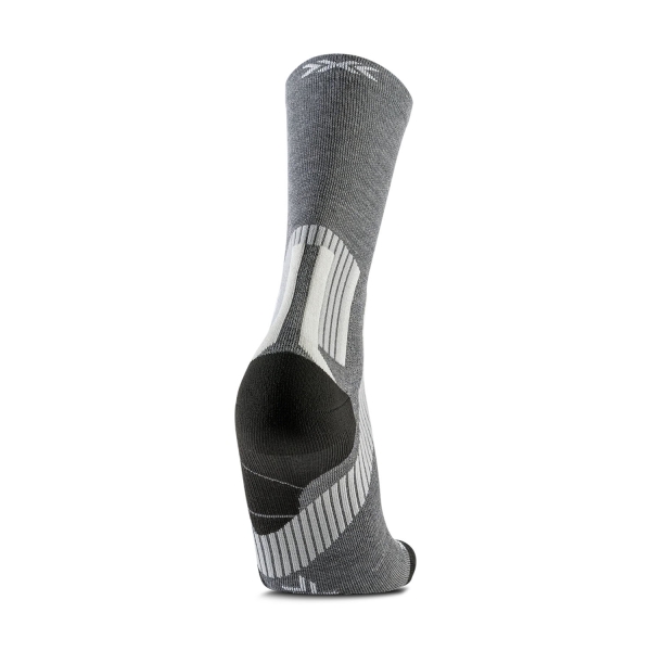 X-Bionic Run Expert Crew Calcetines - Seal Grey/Light Sand