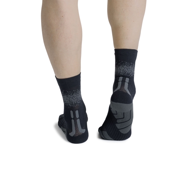X-Bionic TerraSkin Perform Crew Socks - X Black/Rhino Grey