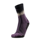 X-Bionic TerraSkin Perform Crew Socks - Deep Purple/X Black/Sand