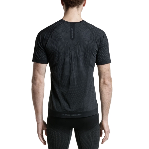 X-Bionic Xceed Run Maglietta - X Black/Rhino Grey