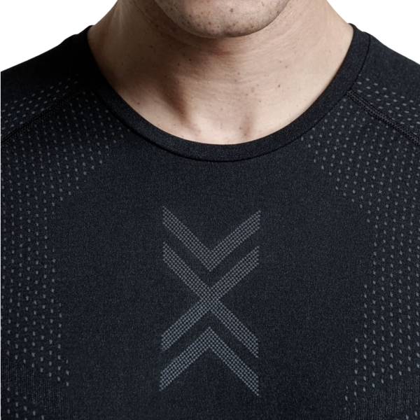 X-Bionic Xceed Run Maglietta - X Black/Rhino Grey