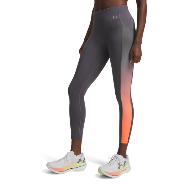 Pantalon y Tights Running Mujer Under Armour Velociti Printed Tights  Castlerock/Electric Tangerine/Reflective 60094950025