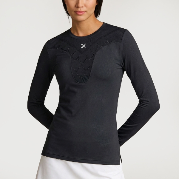Women's Running Shirt XBionic Corefusion Shirt  X Black R106W25WB120