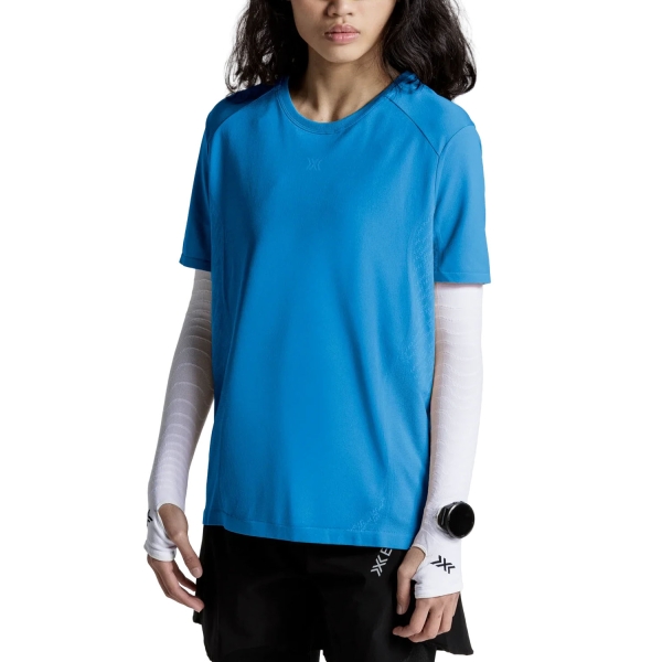 Maglie Manica Corta Trail Running Donna XBionic Xceed Run Discover Maglietta  Eternal Ice R2AAS26WA070