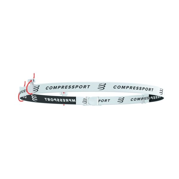 Compressport Race Cintura - White