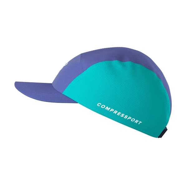 Compressport 5 Panel Cap - Orient Blue/Pool Blue
