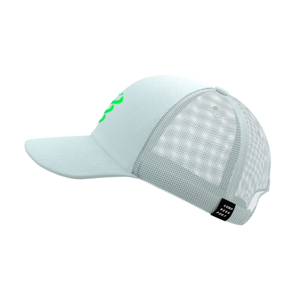 Compressport Trucker Logo Cappello - Star White/Blue/Green