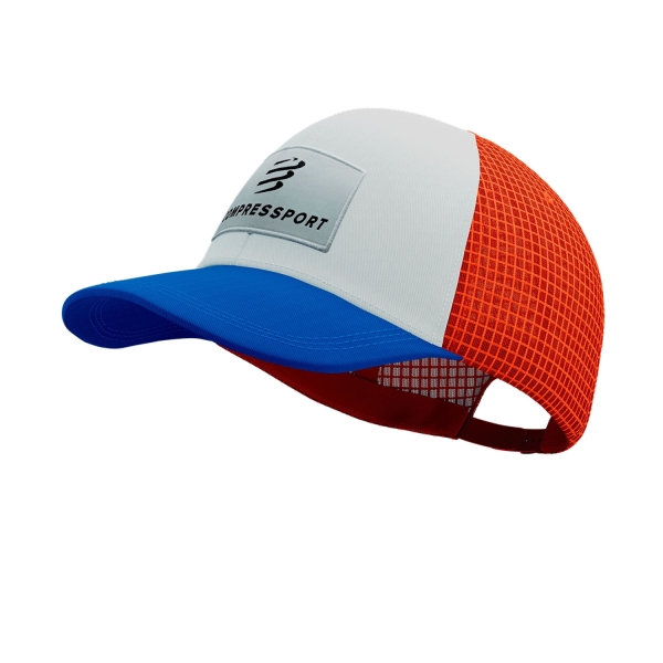 Cappellini e Visiere Compressport Trucker Pro Cappello  Princess Blue/White XHWU6983142