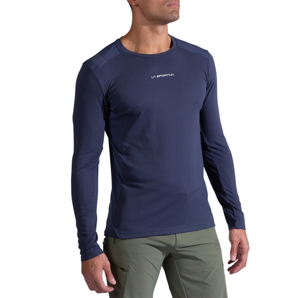 Chaquetas y Suéteres Outdoor Hombre La Sportiva Beyond Camisa  Night Sky/Chalk ZAHL005B46W04