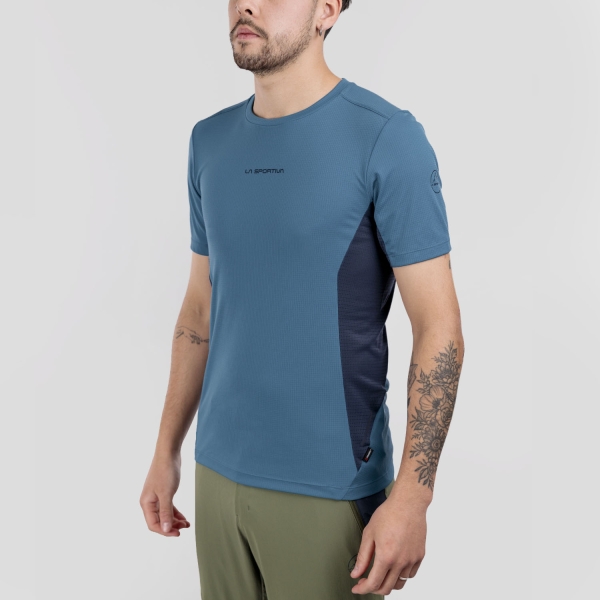 Camisetas Outdoor Hombre La Sportiva Traverse Camiseta  Lake/Night Sky ZAHT025B07B46