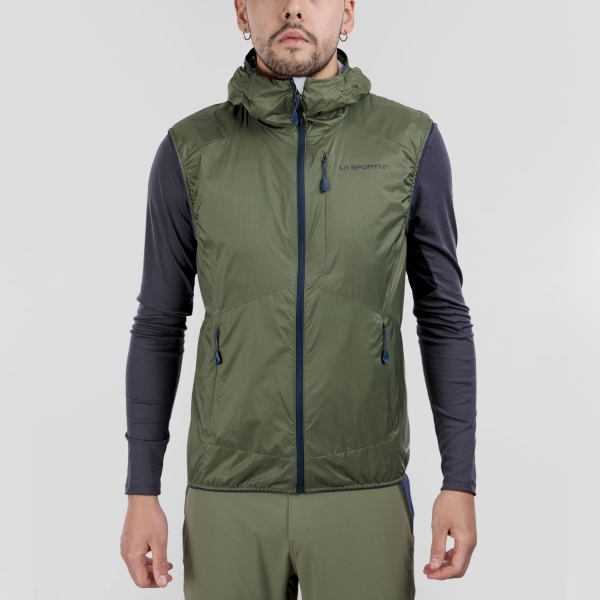 Chaquetas y Suéteres Outdoor Hombre La Sportiva Across Lite Chaleco  Cypress/Night Sky ZAHV007E47B46