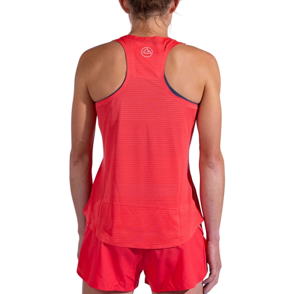 La Sportiva Pure Tank - Hibiscus/White