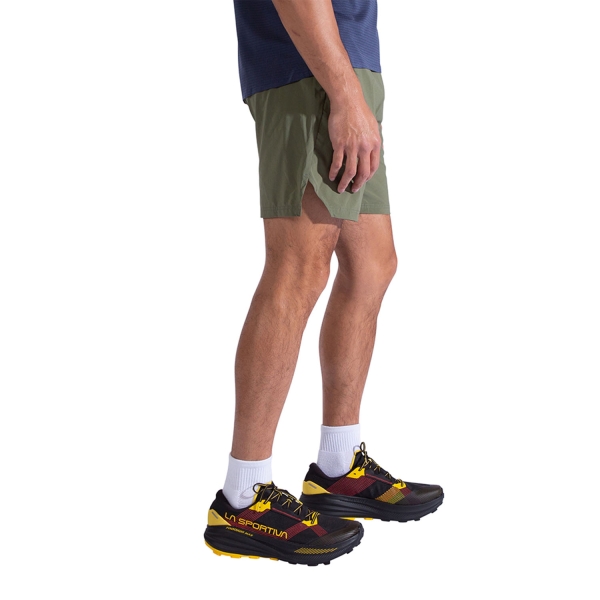 La Sportiva Pure 7in Pantaloncini - Cypress/Mountain Red