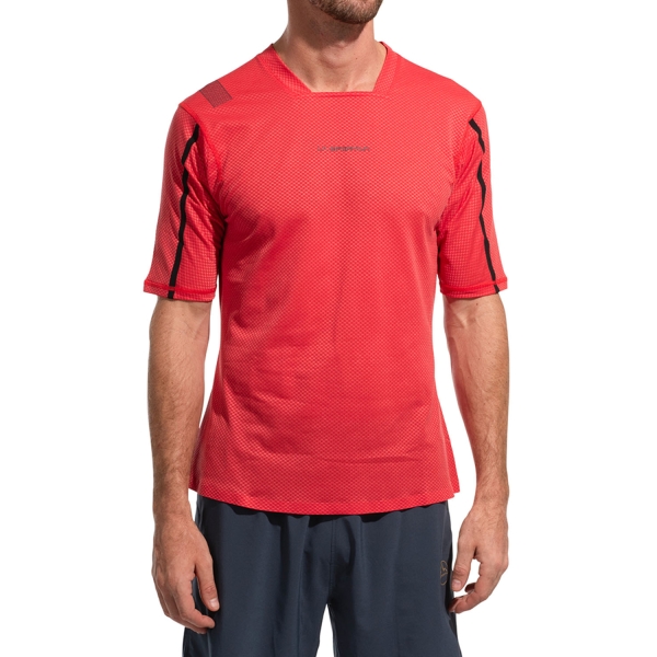 Magliette Manica Corta Trail Running Uomo La Sportiva Bite Maglietta  Mountain Red/Redwood ZART043R24R25