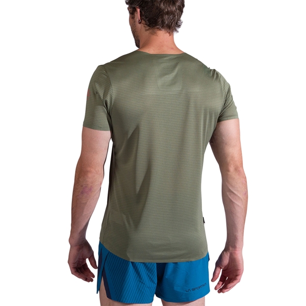 La Sportiva Pure Camiseta - Cypress/Mountain Red
