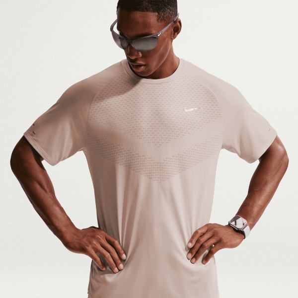Nike Dri-FIT ADV Stride T-Shirt - Silt Red/Reflective Silver