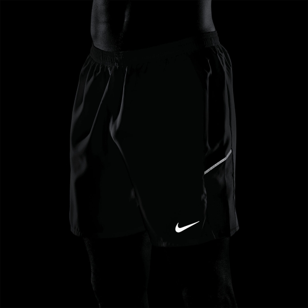 Nike Dri-FIT Miler 7in Pantaloncini - Smoke Grey/Reflective Silver