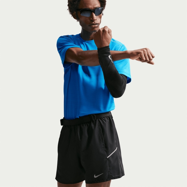 Nike Miler 5in Shorts - Black/Reflective Silver