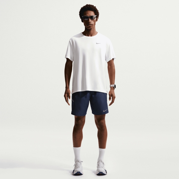Nike Miler 7in Shorts - Midnight Navy/Reflective Silver