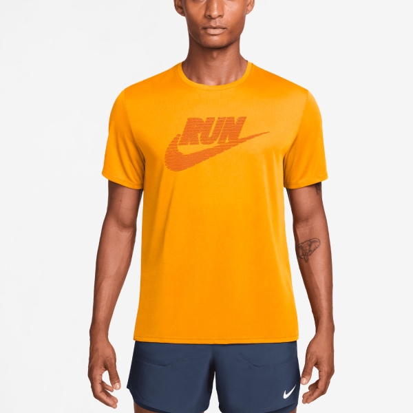 Maglietta Running Uomo Nike Miler Energy Maglietta  Laser Orange/Total Orange IF9475845
