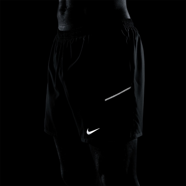 Nike Miler 2 in 1 5in Shorts - Mineral Slate/Reflective Silver