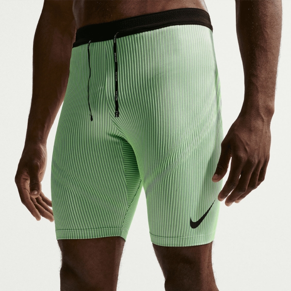 Pantaloncino Running Uomo Nike DriFIT ADV AeroSwift 9.5in Pantaloncini  Lime Blast/Steam/Light Silver/Black FN3369337