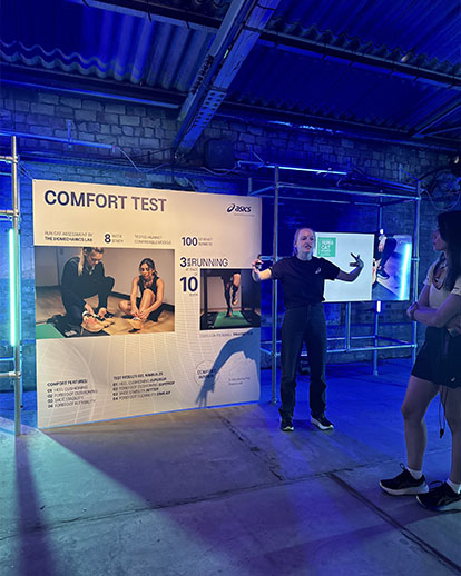 Asics ShoeTest Experience 