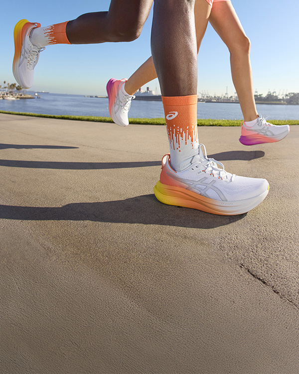 Inspired by colors of dawn and dusk
ASICS Sunny Sizzle Pack